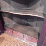 C. 1800 Georgian Mahogany Hanging Corner Cupboard