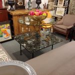 Mid Century Gilded Rope and Tassel Coffee Table
