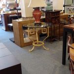 Iron Greek Key Accent Table