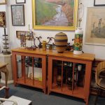 Pair Tall Salvage Console Tables