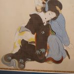 Kaburagi Kiyokata, “Light Snow” silk book coloring