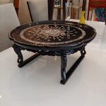 Black Lacquer Soban with Mother of Pearl Inlay