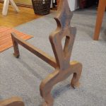 Antique Iron Andirons
