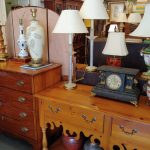 Vintage Frederick Cooper / Murano Buffet Lamps