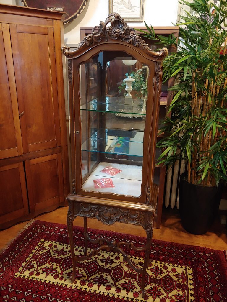 French Walnut Vitrine