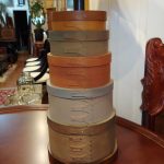 Frederick Cooper Lamp, Stacked Shaker Boxes