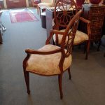 Set 6 Ethan Allen, Hepplewhite Spider Back Armchairs