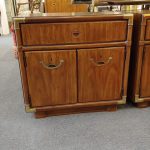 Pair Mid Century Nightstands. John Van Koert for Drexel, Accolade