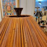 Pair Faux Bamboo Floor Lamps