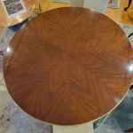 Thomas Pheasant for Baker, Brass, Bronze and Mahogany Round Table