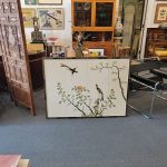 Chinese Lacquer and Inlay Stone Wall Panels