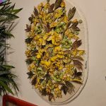 John Nartker Mid Century Ceramic Wall Sculpture.