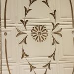 Pair Antique Reverse Etched Mirrors