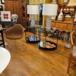 Pair Reflective End Tables