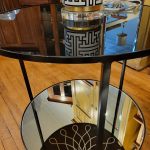 Pair Reflective End Tables
