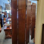 Pair 7.5 Foot Tall – Walnut Mirrored Room Dividers