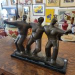 Dancing Lads, Bronze by John Leon