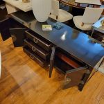 Black Lacquer Low Credenza