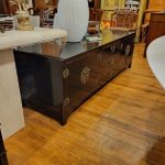 Black Lacquer Low Credenza