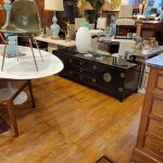 Black Lacquer Low Credenza