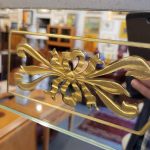 Venetian Mirror, Reverse Etched with Gold Eglomise