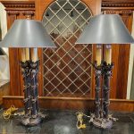 Pair John Richard Candelabra Lamps