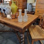 Pair Georgian Crystal Decanter