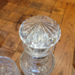 Pair Georgian Crystal Decanter