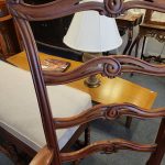 Tall Mt. Vernon Carved Mahogany Arm Chair