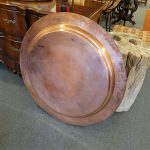 34.5 inch Copper and Brass Charger