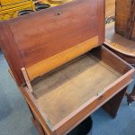Antique Cherry Paneled Writing Desk / Davenport