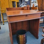 Antique Cherry Paneled Writing Desk / Davenport