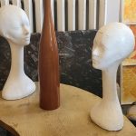 Vintage Hat / Wig Stands