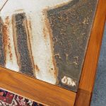 Stoneware Tile and Teak Coffee Table by Ole Bjorn Kruger