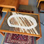 Stoneware Tile and Teak Coffee Table by Ole Bjorn Kruger
