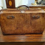 Antique Alligator Doctors Bag
