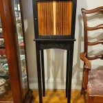 Ebonized Oak and Rosewood Console Cabinet. 52 inches tall