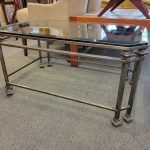 Steel Coffee Table with 1/2 inch Glass
