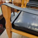 Pair Wilhelm Kienzle Leather Safari Chairs