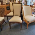 Pair Century Furniture High Back Side Chairs