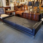 Restoration Hardware Leather Bench / Daybed.  92 x 40