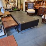 Restoration Hardware Leather Bench / Daybed.  92 x 40