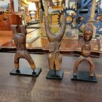 Set 3 Antique Baule Slingshot