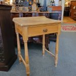 Antique Pine Work Table / Nightstand