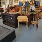 Antique Pine Work Table / Nightstand