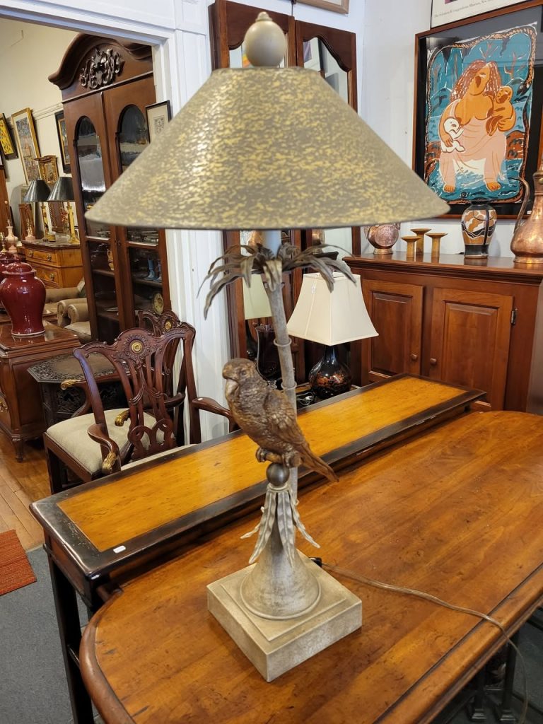 Vintage Parrot Lamp