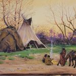 Oil Painting after Henry Farny