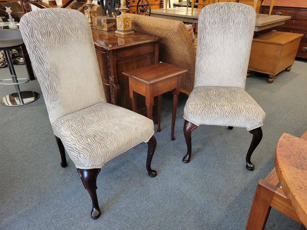 Pair Mahogany Side Chairs