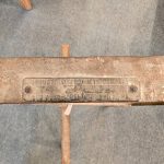 Vintage Metal Men Working Sign