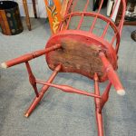 Antique Sack Back Windsor with Old Red Paint